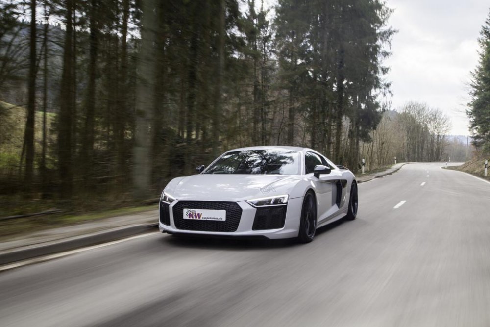 KW Tieferlegungsfedern ( Gewindefedern ) für Audi R8 Typ 4S 15-> für magnetic ride